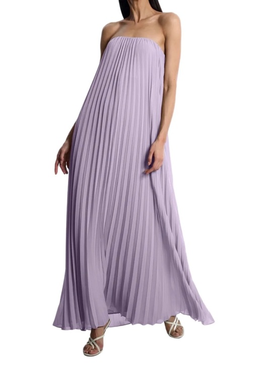 BCBGMaxAzria Dresses & Skirts - NWT BCBGMaxAzria Pleaded Gown Fresia “Lavender” Color Size 8